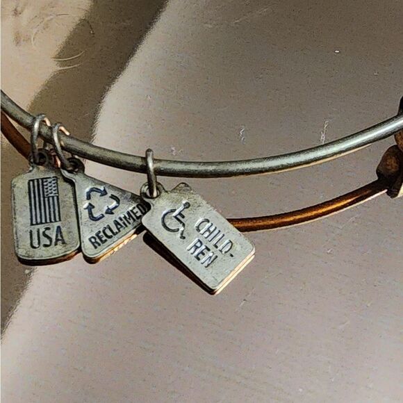 🐢 Alex and Ani Path of Symbols Expandable Bangle 2"-3.5" - Picture 4 of 7